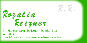 rozalia reizner business card